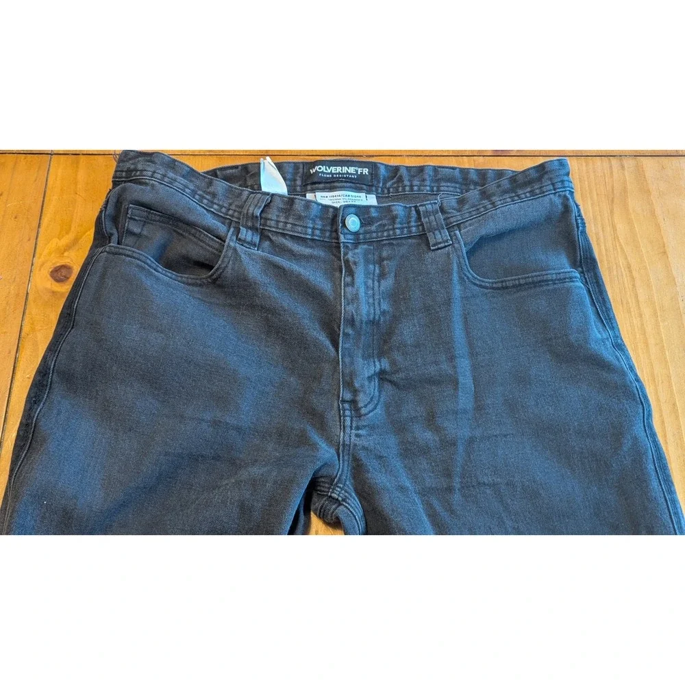 Wolverine FR Flame Resistant Jeans Mens 38x32 Black CAT 2 NFPA‎ 2112 W1207040